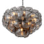 Eichholtz Lighting Smoke Glass Chandelier Gustave House of Isabella UK