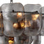 Eichholtz Lighting Smoke Glass Chandelier Gustave House of Isabella UK