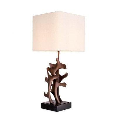 Eichholtz Lighting Table Lamp Agapé Bronze finish | black granite base House of Isabella UK