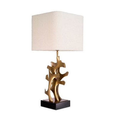 Eichholtz Lighting Table Lamp Agapé Vintage brass finish | black granite base House of Isabella UK