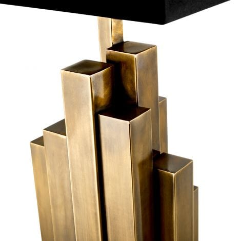 Eichholtz Lighting Table Lamp Beau Rivage - Black & Brass House of Isabella UK