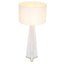 Eichholtz Lighting Table Lamp Benson Honed white marble | antique brass finish House of Isabella UK