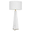 Eichholtz Lighting Table Lamp Benson Honed white marble | antique brass finish House of Isabella UK