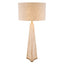 Eichholtz Lighting Table Lamp Benson Travertine | antique brass finish House of Isabella UK