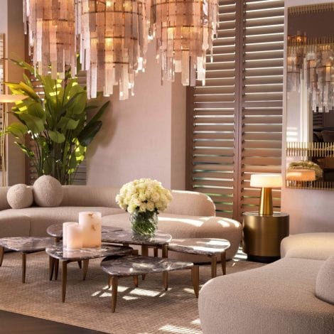 Eichholtz Lighting Table Lamp Cinco House of Isabella UK