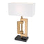 Eichholtz Lighting Table Lamp Leroux Antique brass | granite base House of Isabella UK