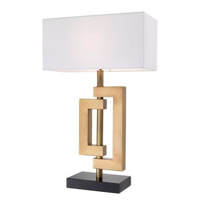 Eichholtz Lighting Table Lamp Leroux Antique brass | granite base House of Isabella UK