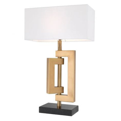 Eichholtz Lighting Table Lamp Leroux Antique brass | granite base House of Isabella UK