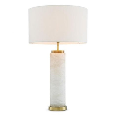 Eichholtz Lighting Table Lamp Lxry Alabaster | antique brass finish House of Isabella UK