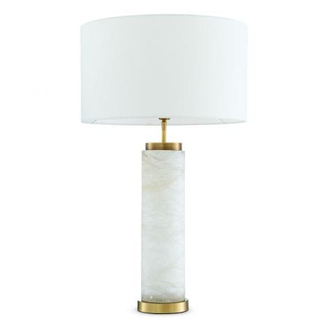 Eichholtz Lighting Table Lamp Lxry Alabaster | antique brass finish House of Isabella UK