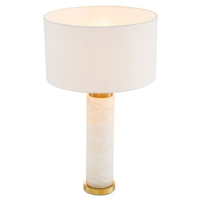 Eichholtz Lighting Table Lamp Lxry Alabaster | antique brass finish House of Isabella UK