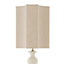 Eichholtz Lighting Table Lamp Mabel Crackled white ceramic | antique brass finish House of Isabella UK