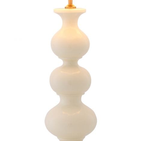 Eichholtz Lighting Table Lamp Mabel Crackled white ceramic | antique brass finish House of Isabella UK