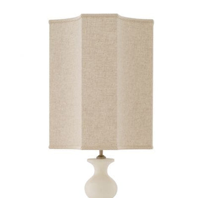 Eichholtz Lighting Table Lamp Mabel Crackled white ceramic | antique brass finish House of Isabella UK