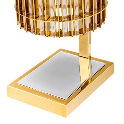 Eichholtz Lighting Table Lamp Pimlico - Gold & Nickel Finish with Champagne Glass House of Isabella UK
