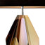 Eichholtz Lighting Table Lamp Setai - Amber Crystal Glass with Black Shade House of Isabella UK
