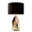 Eichholtz Lighting Table Lamp Setai - Amber Crystal Glass with Black Shade House of Isabella UK