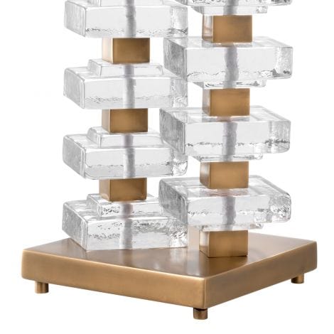 Eichholtz Lighting Table Lamp Toscana - Natural Linen Shade House of Isabella UK