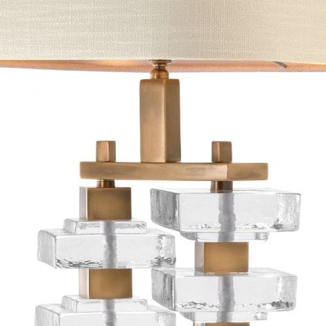 Eichholtz Lighting Table Lamp Toscana - Natural Linen Shade | OUTLET House of Isabella UK
