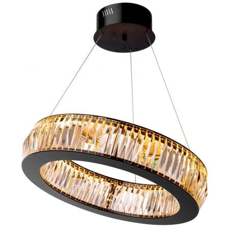 Eichholtz Lighting Vancouver Round LED Crystal Chandelier Small House of Isabella UK
