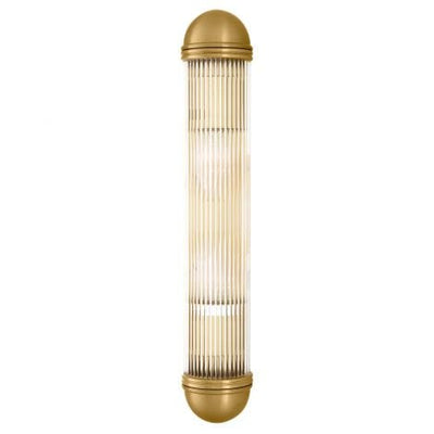 Eichholtz Lighting Wall Lamp Auburn Antique brass finish | clear glass House of Isabella UK