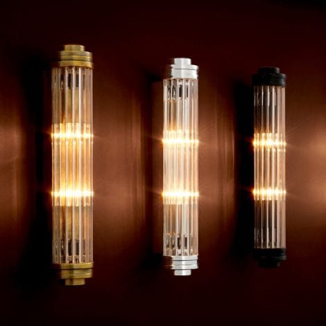 Eichholtz Lighting Wall Lamp Gascogne S Nickel House of Isabella UK