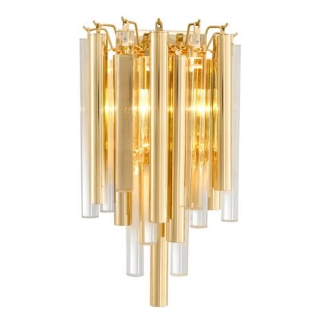 Eichholtz Lighting Wall Lamp Gigi Gold House of Isabella UK
