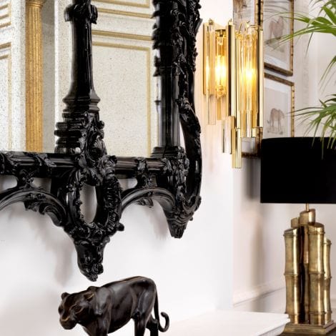 Eichholtz Lighting Wall Lamp Gigi Gold House of Isabella UK