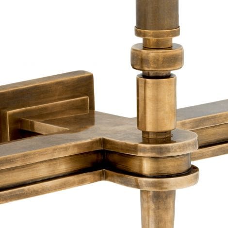 Eichholtz Lighting Wall Lamp Waterloo Triple Gold House of Isabella UK