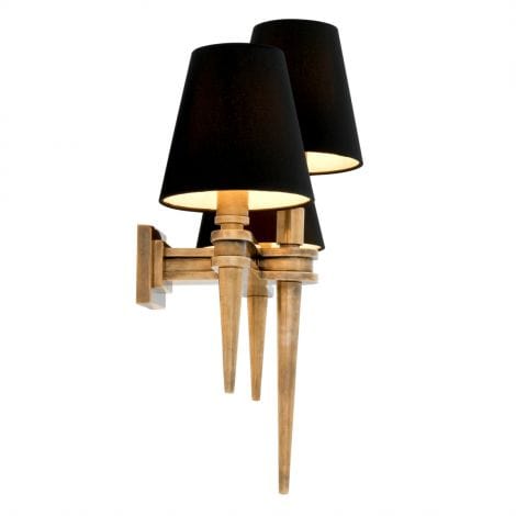 Eichholtz Lighting Wall Lamp Waterloo Triple Gold House of Isabella UK