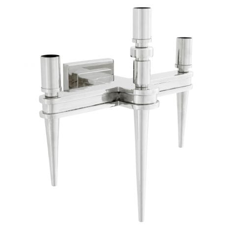 Eichholtz Lighting Wall Lamp Waterloo Triple Nickel House of Isabella UK