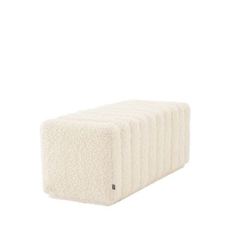 Eichholtz Living Bench Bente Faux shearling House of Isabella UK