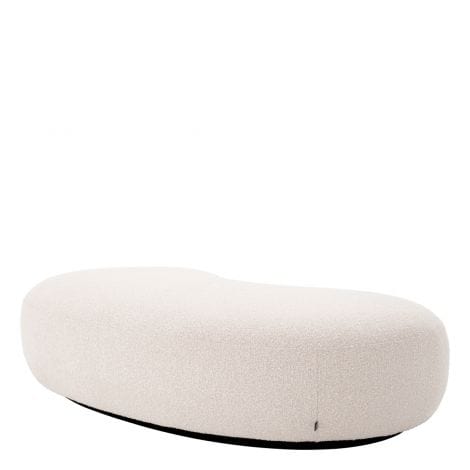 Eichholtz Living Bench Björn Bouclé cream | black base House of Isabella UK
