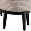 Eichholtz Living Bench Jarrett Mademoiselle beige | black finish House of Isabella UK
