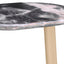 Eichholtz Living Black Marble Top Side Table Oyo Brushed brass finish House of Isabella UK