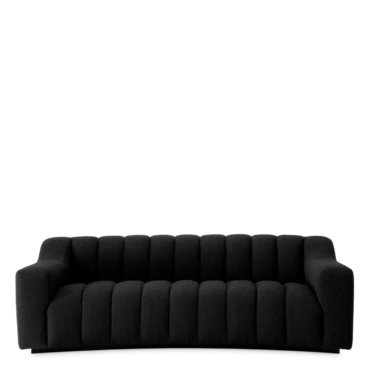 Eichholtz Living Boucle Black Sofa Kelly House of Isabella UK