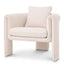Eichholtz Living Boucle Cream Chair Toto House of Isabella UK