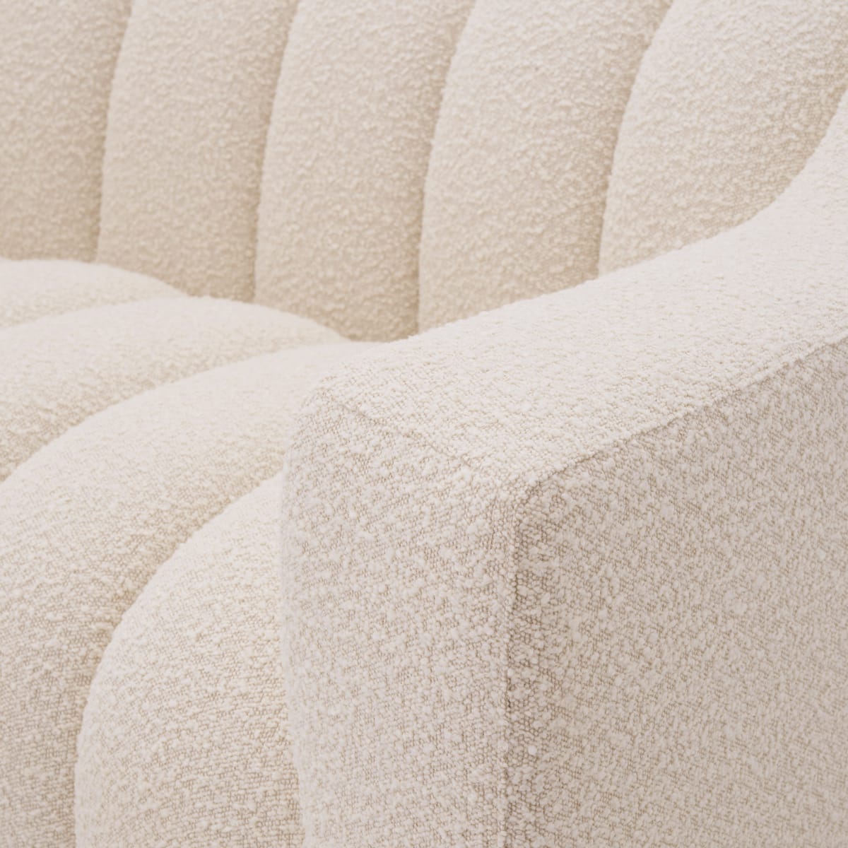 Eichholtz Living Boucle Cream Sofa Kelly XS House of Isabella UK