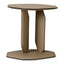 Eichholtz Living Brown Faux Leather Side Table Maurizio House of Isabella UK