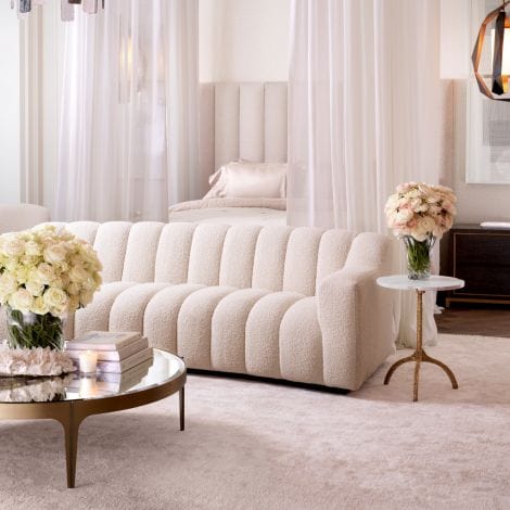 Eichholtz Living Carpet Liam 300 x 400 cm Silver Sand House of Isabella UK