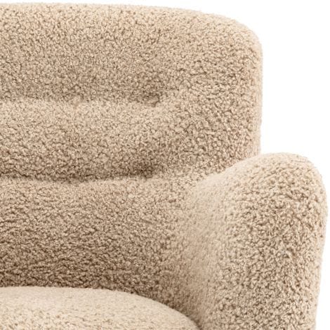 Eichholtz Living Chair Bixby Canberra sand | black feet House of Isabella UK