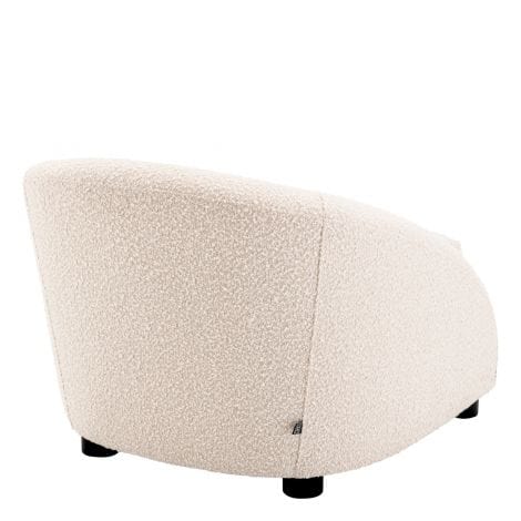 Eichholtz Living Chair Cruz Bouclé Cream House of Isabella UK
