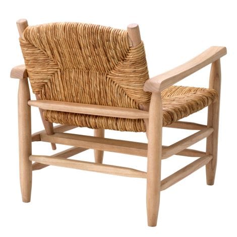 Eichholtz Living Chair Elliott Natural finish | natural seagrass rush House of Isabella UK