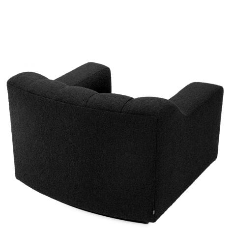 Eichholtz Living Chair Kelly Bouclé black House of Isabella UK