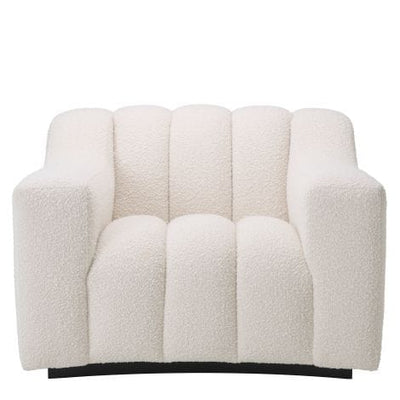 Eichholtz Living Chair Kelly Bouclé cream House of Isabella UK