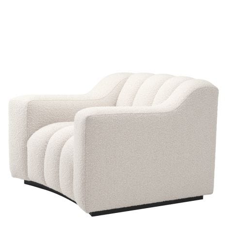 Eichholtz Living Chair Kelly Bouclé cream House of Isabella UK