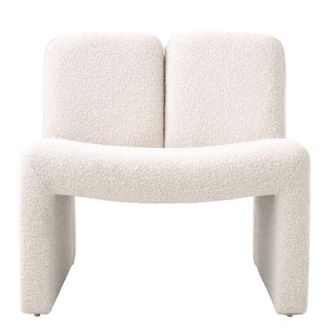 Eichholtz Living Chair Macintosh Bouclé Cream House of Isabella UK