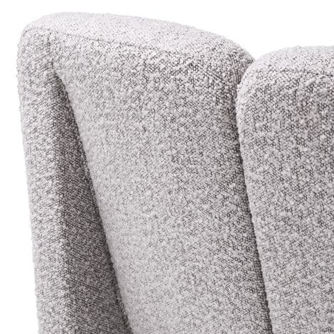 Eichholtz Living Chair Macintosh Bouclé Grey House of Isabella UK