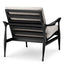 Eichholtz Living Chair Manzo Classic black finish | bouclé grey House of Isabella UK