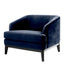 Eichholtz Living Chair Monterey - Savona Midnight Blue Velvet House of Isabella UK